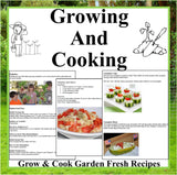 Grow It and Cook It Theme Camp-Grow and Cook Garden Fresh Recipes-Digital Download