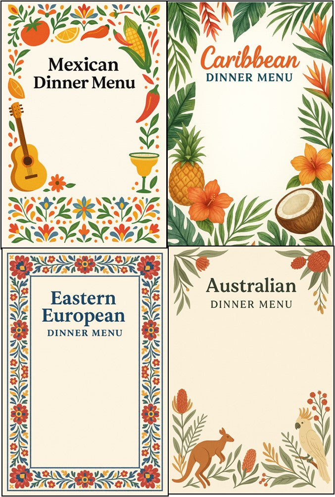 Cooking around the World Studies-International Recipes, Geography & Cultural Activities -Digital Download