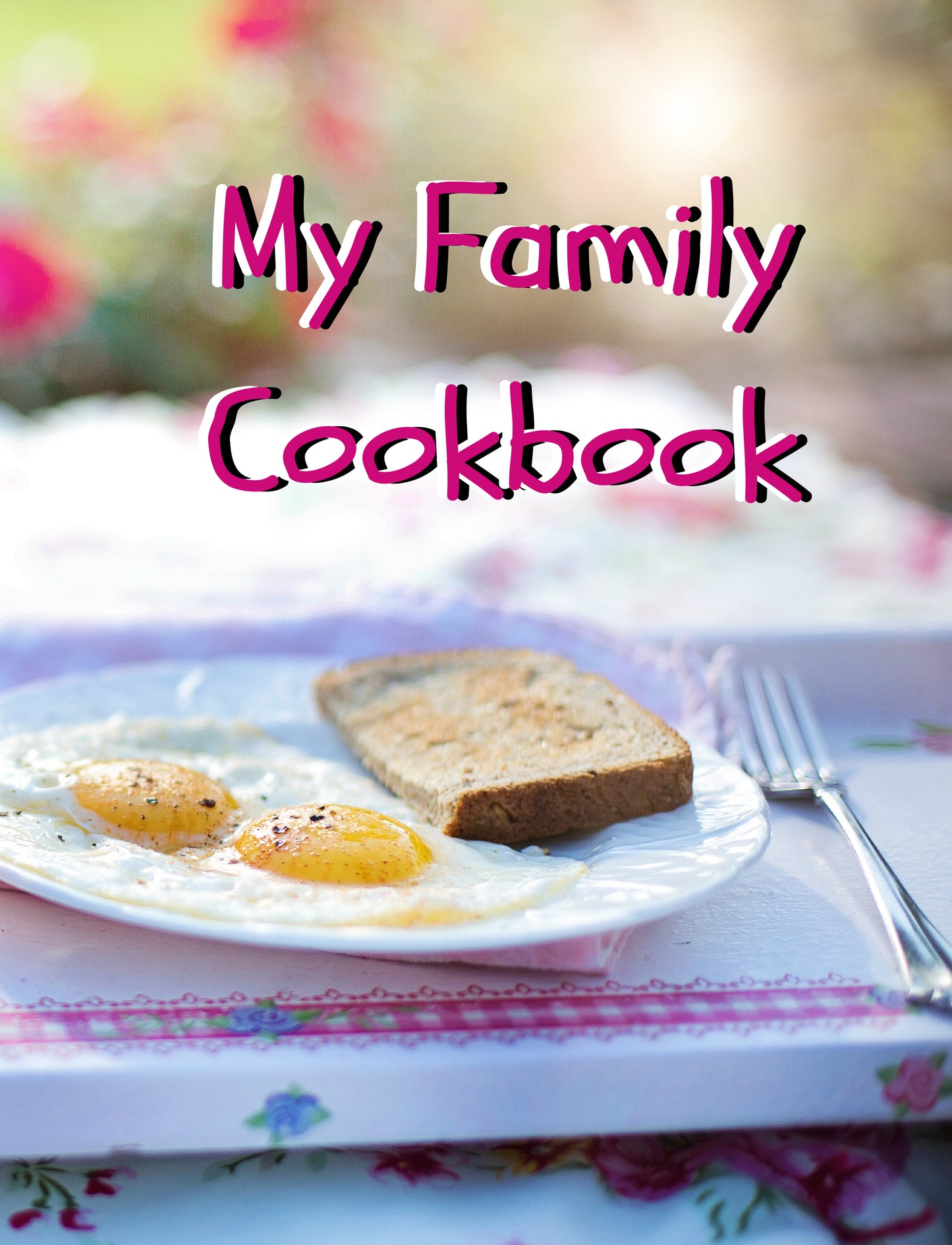 My Family Cookbook: The Blank Cookbook or Recipe Binder for collecting your family recipes- Recipe Journal to Write In 100 Recipes-Digital Download