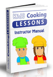 Teacher Curriculum Set for Teaching Children Cooking -Lesson Manuals, Cooking Posters, Worksheets--Digital Download