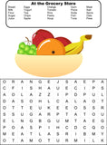 Cooking and Food Theme Word Searches-Digital Download
