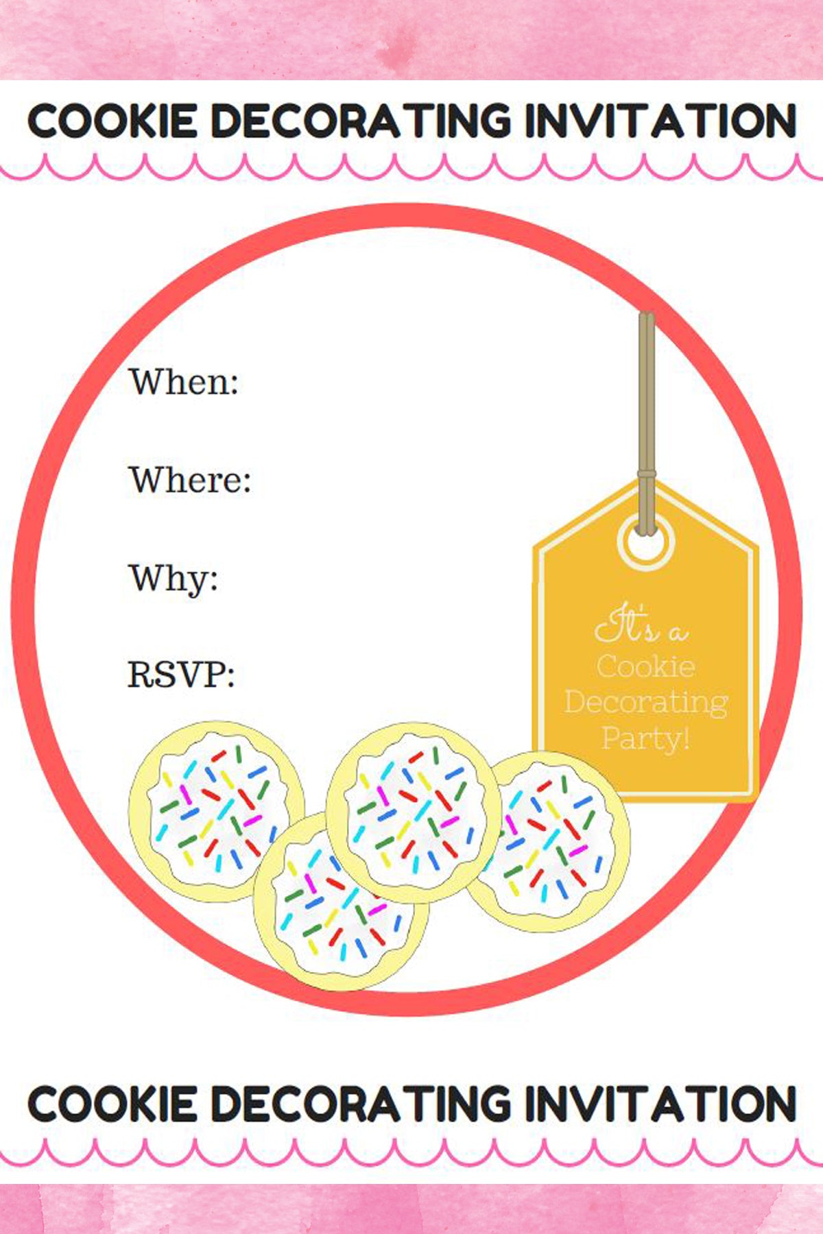 Kids Cooking Party Invitations
