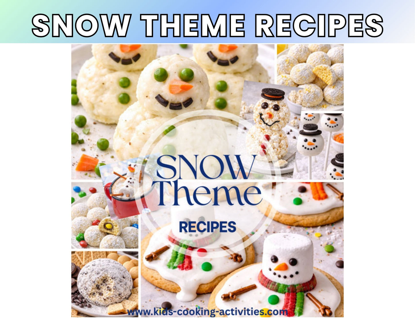 Snow Theme Recipes and Activities – Digital Download