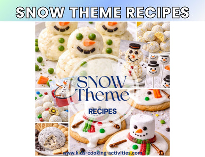 Snow Theme Recipes and Activities – Digital Download