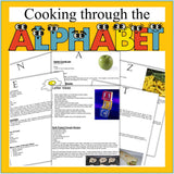 Cooking with the Alphabet- Kids Cooking Activities for Each of the Letters of the Alphabet-Digital Download