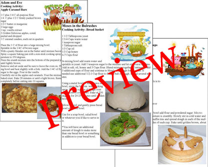 Cook with Books Bundle Set- Reading and Cooking Activities for Kids- Digital Download