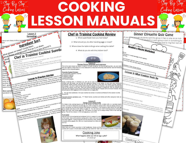Cooking Lessons –Complete Cooking Teaching System (Instructor + Studen ...