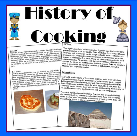 Cooking throughout History-Digital Download