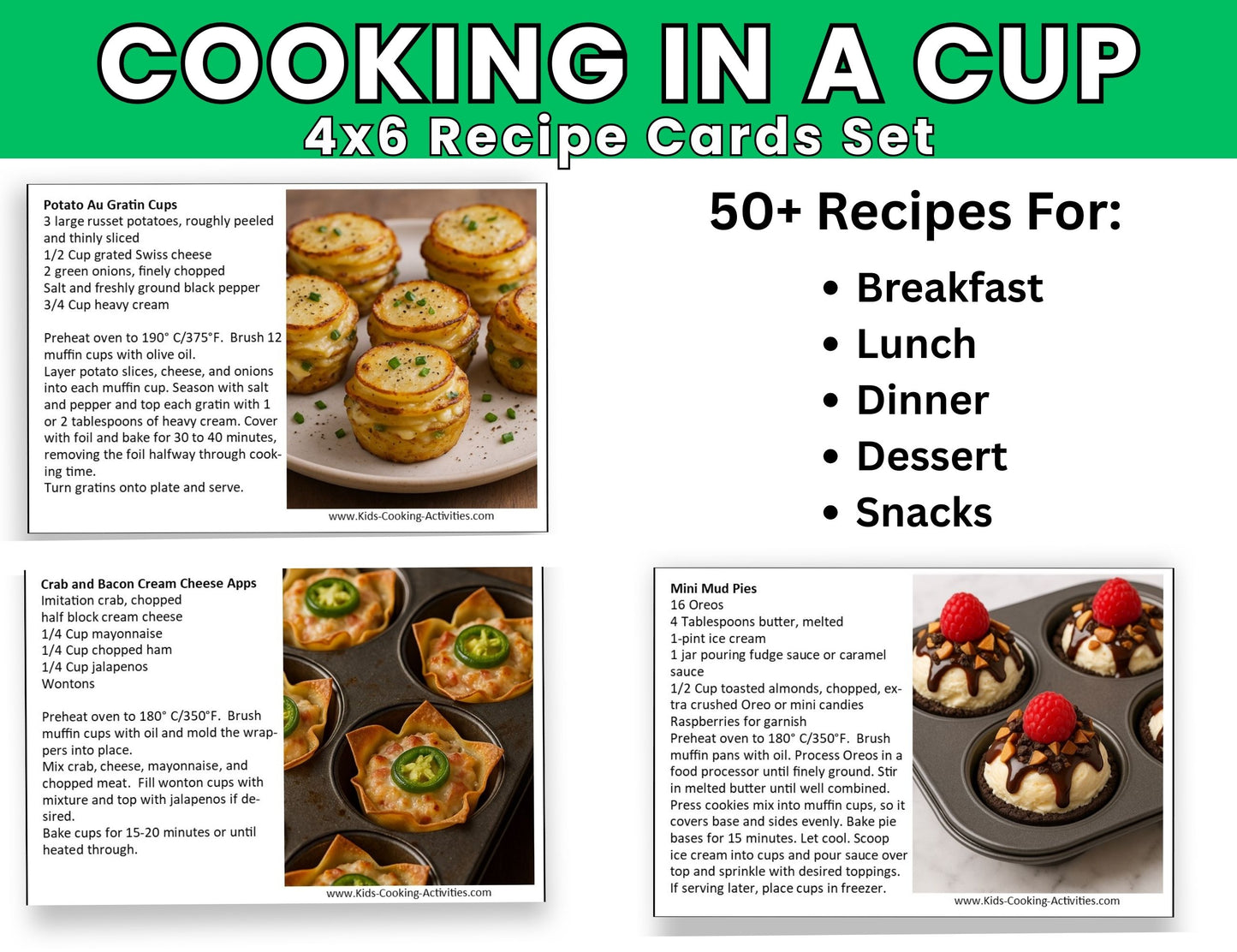 Cooking in a Cup:  50 Recipes all Made Using Muffin Tins and Silicone Cups