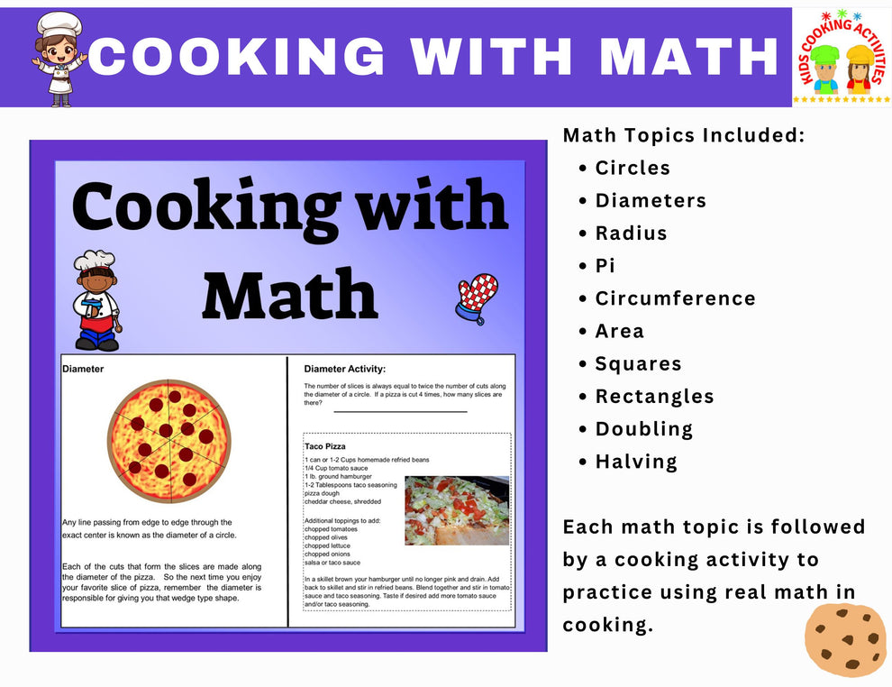Cooking with Math- Middle School Math & Real-Life Cooking Activities-D ...