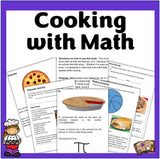 Cooking with Math- Middle School Math and Cooking Activities-Digital Download