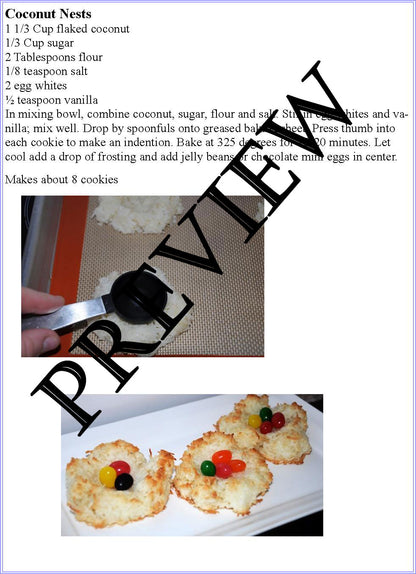 Easter Cooking Activities-Digital Download