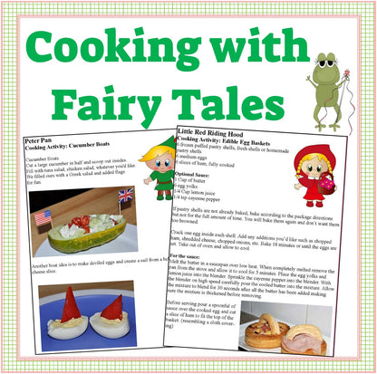 Cooking with Fairy Tales-14 Fairy Tale Theme Cooking with Books -Digital Download