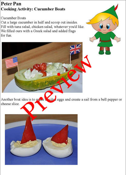 Cooking with Fairy Tales-14 Fairy Tale Theme Cooking with Books -Digital Download