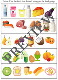 Food Group Activities and Worksheets-Digital Download