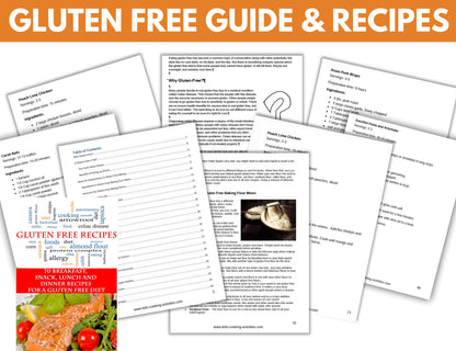 Gluten Free Guide and Recipe Book-Digital Download