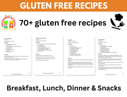 Gluten Free Guide and Recipe Book-Digital Download