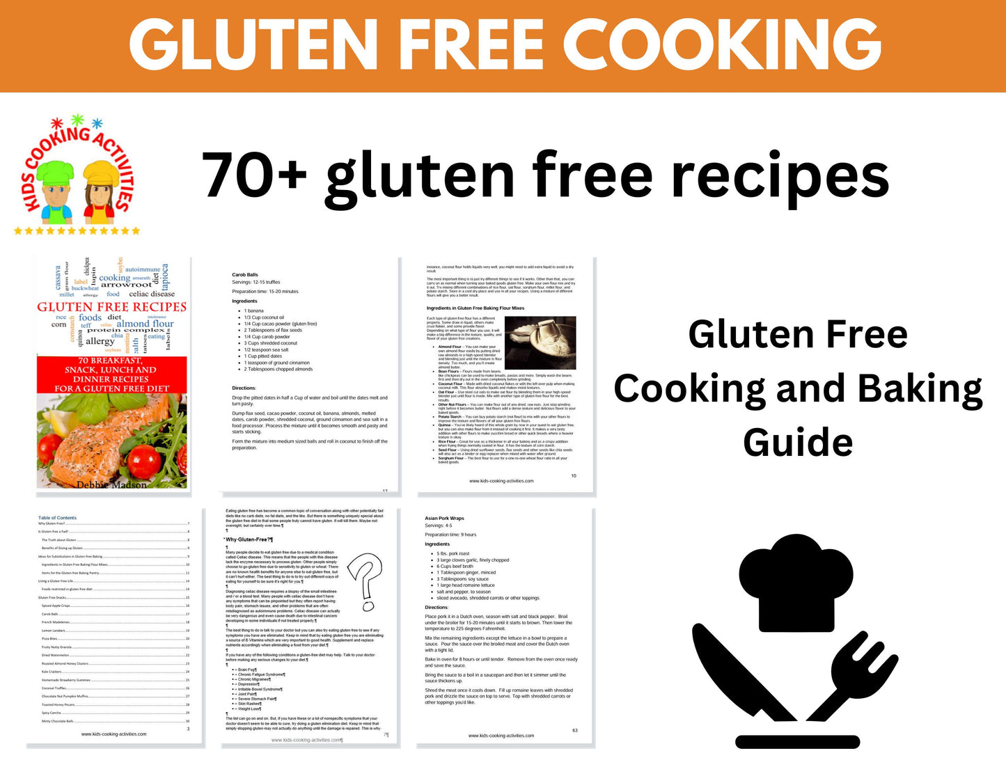 Gluten Free Guide and Recipe Book-Digital Download