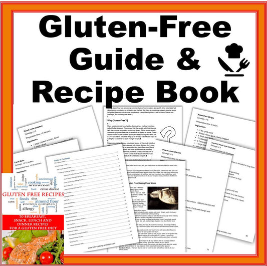 Gluten Free Guide and Recipe Book-Digital Download