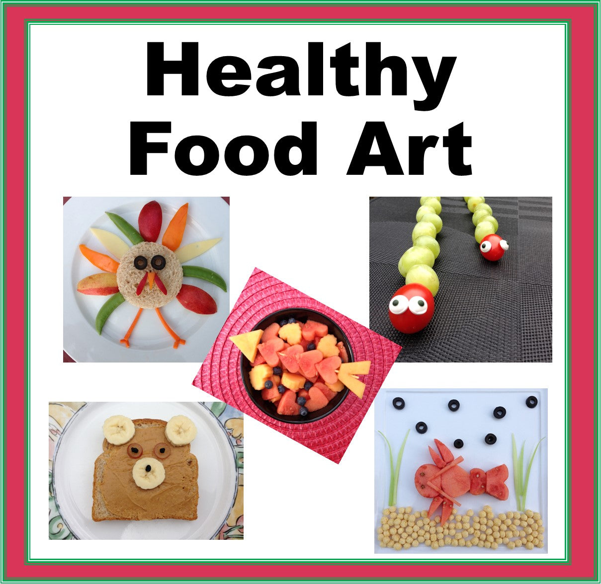 Creative Food Art Bundle - Finger Foods, Fun with Food Camp & Healthy Food Art-Digital Download