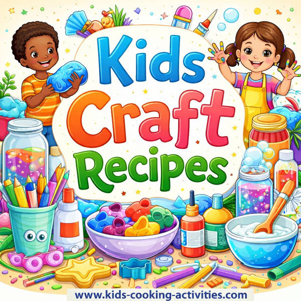 Kids Craft Recipe Book-Digital Download