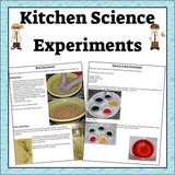 Kitchen and Food Science Experiments-Digital Download