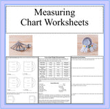 Kitchen Measuring Chart Worksheets - Cooking Measurements Worksheets-Digital Download