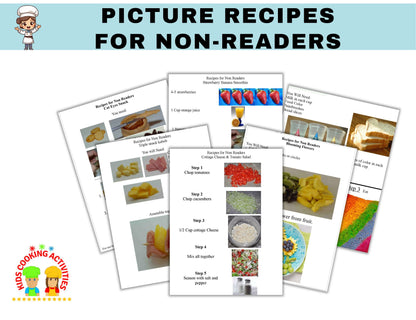 Picture Recipes for Non Readers-Digital Download