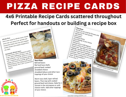 Ultimate Pizza Kids Cooking Camp – Fun & Easy Recipes for Chefs of All Ages- Digital Download