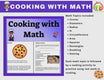 Cooking with Math- Middle School Math & Real-Life Cooking Activities-D ...