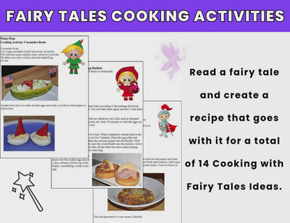 Cooking with Fairy Tales-14 Fairy Tale Theme Cooking with Books -Digital Download