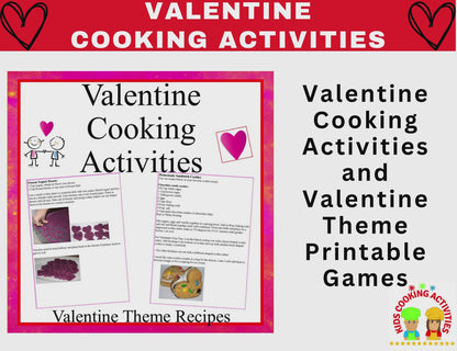 Valentine Cooking Activities-Digital Download