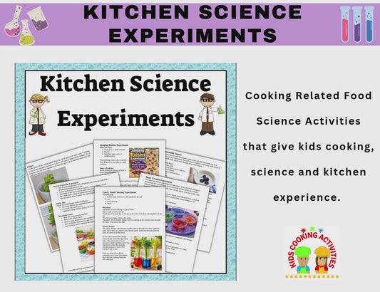 Kitchen and Food Science Experiments-Food Science and Science Theme Activities-Digital Download