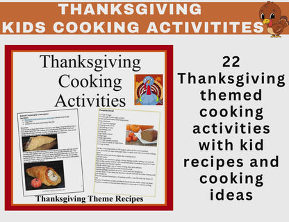 Thanksgiving Cooking Activities-Digital Download