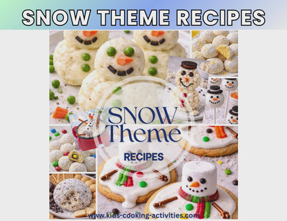 Snow Theme Recipes and Activities – Digital Download