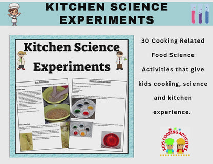 Kitchen and Food Science Experiments-Digital Download