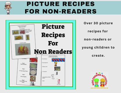 Picture Recipes for Non Readers-Digital Download