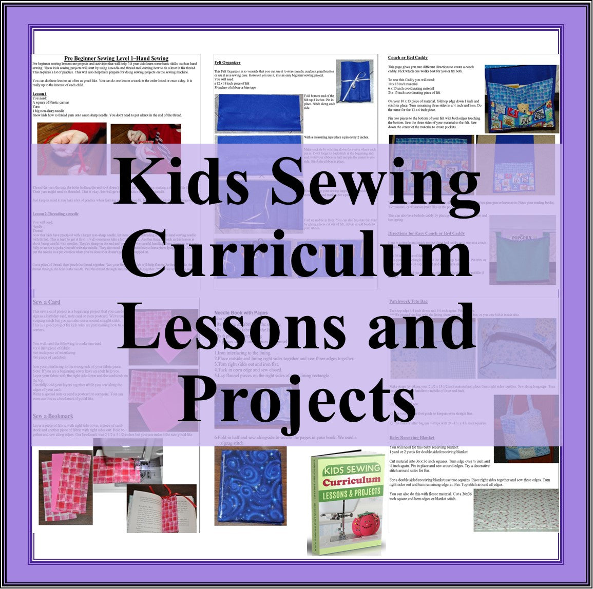 Learn to Sew Bundle Sewing Curriculum Set-Digital Download