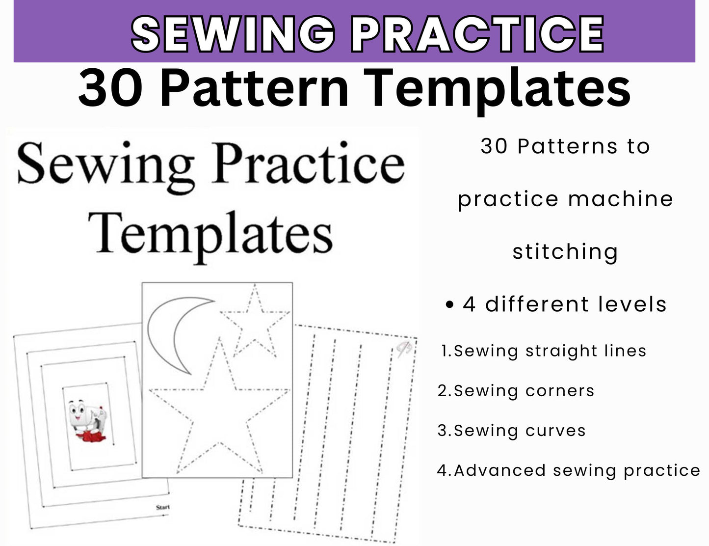 Learn to Sew Bundle Sewing Curriculum Set-Digital Download