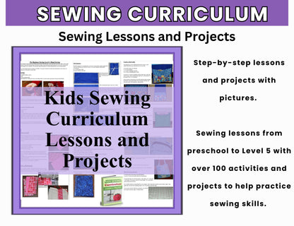 Learn to Sew Bundle Sewing Curriculum Set-Digital Download