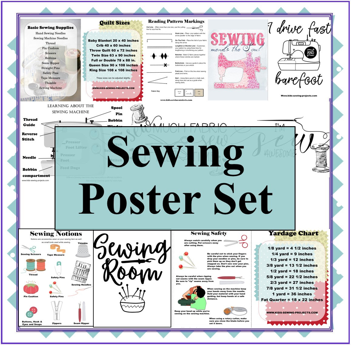 Learn to Sew Bundle Sewing Curriculum Set-Digital Download