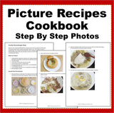 Lunch and Dinner Step by Step Photos Cookbook-Digital Download