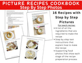 Lunch and Dinner Step by Step Photos Cookbook-Digital Download