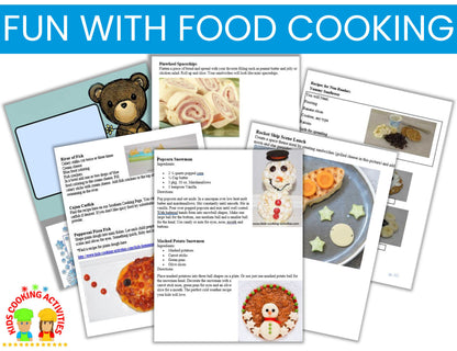 Fun with Food Theme Ideas and Menus- Planning Theme Food, Parties and Cooking Classes-Digital Download