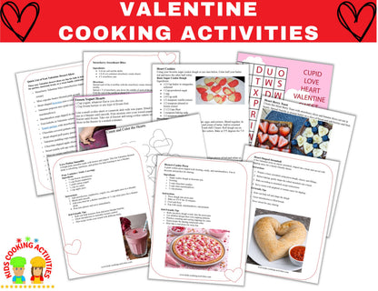 Valentine Cooking Activities-Digital Download