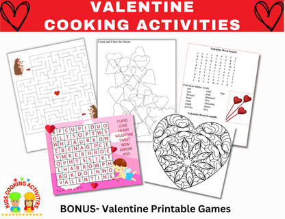 Valentine Cooking Activities-Digital Download