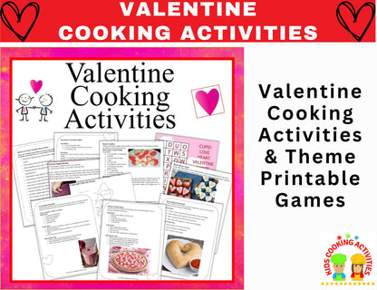 Valentine Cooking Activities-Digital Download