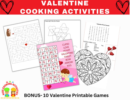 Valentine Cooking Activities-Digital Download