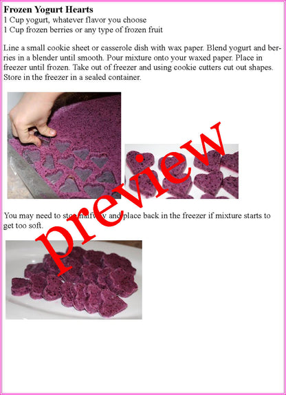 Valentine Cooking Activities-Digital Download