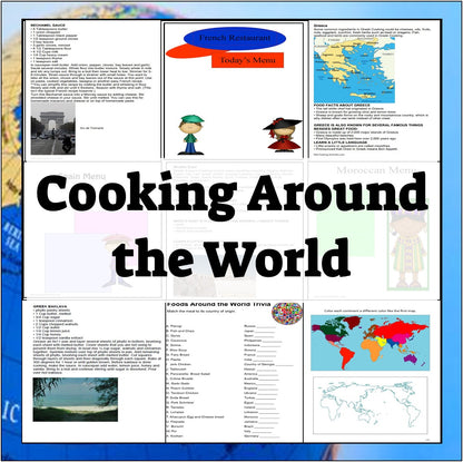 Cooking around the World Studies--Digital Download